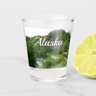 Vaso De Chupito Fotografía de vacaciones en tren Denali Express Al