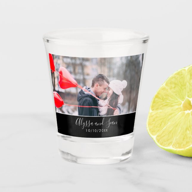 Vaso De Chupito Fotomía personalizado FAVOR Bomboniere (Anverso)