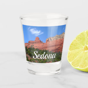 Vaso De Chupito Fotos de Steamboat Rock en Sedona Arizona