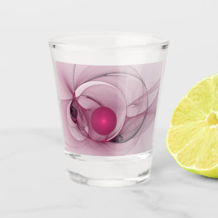 Vaso De Chupito Fractal oscilante, arte abstracto moderno de color