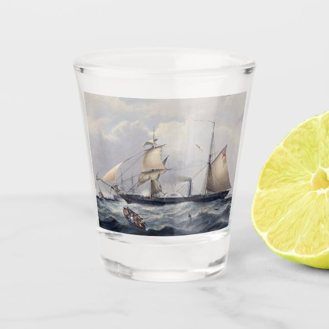 Vaso De Chupito Fragata de Ciclistas HMS 1839 (Anverso)