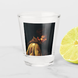 Vaso De Chupito Francisco de Asís por Caravaggio