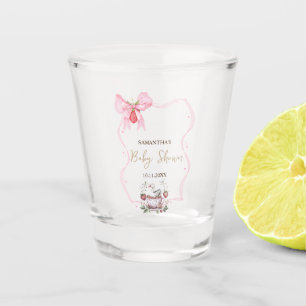 Vaso De Chupito Fresa,Ganso,Arco con Puntos Baby Shower