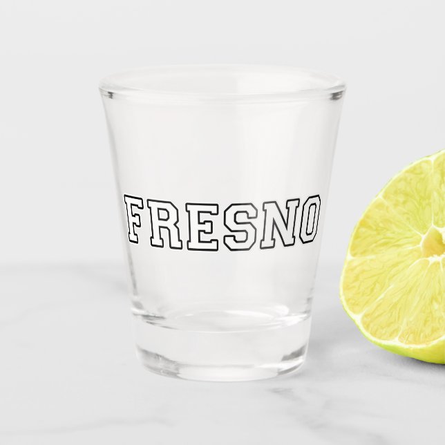 Vaso De Chupito Fresno California (Anverso)