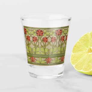 Vaso De Chupito Frieze Border Art Nouveau Floral