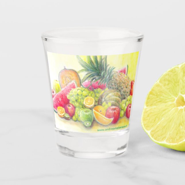 Vaso De Chupito Frutas felices   (Anverso)