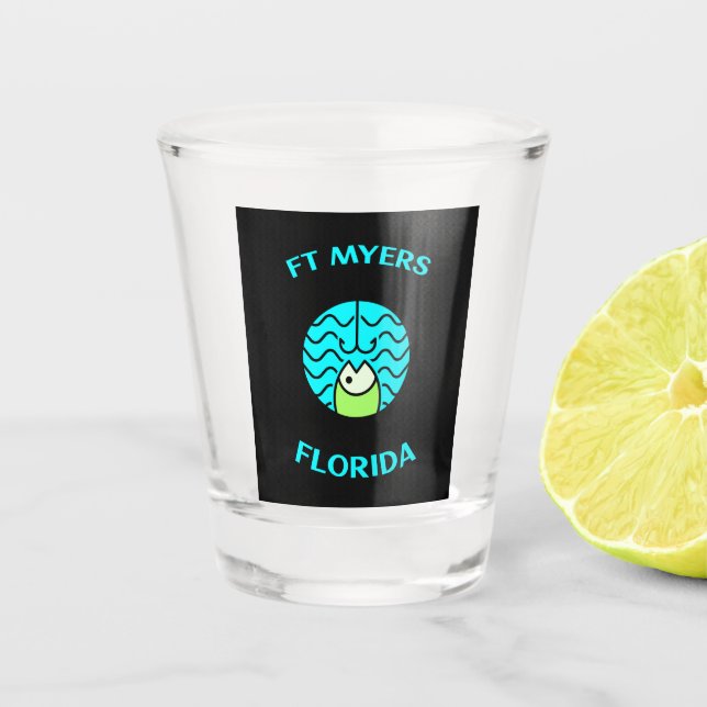 Vaso De Chupito ft myers florida excelente pesca (Anverso)
