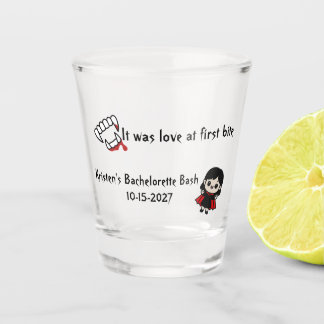 Vaso De Chupito Fue amor a primera mordida Fiesta de Bach de Hallo