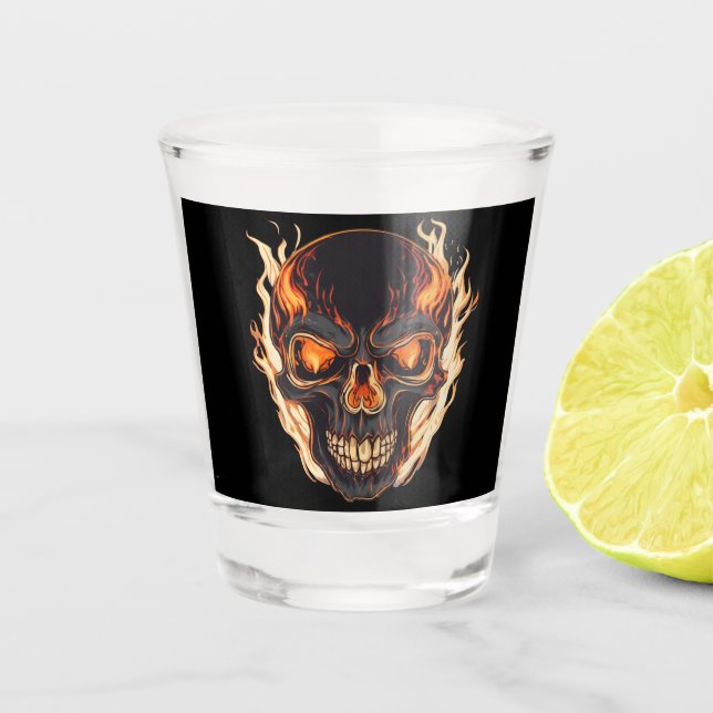 Vaso De Chupito Fuego y Hielo  (Anverso)