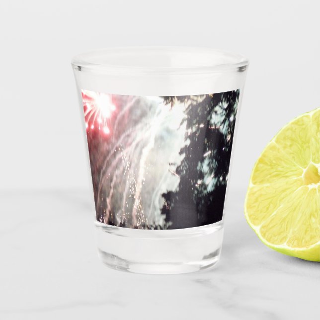 Vaso De Chupito Fuegos artificiales 14 vidrio de disparo (Anverso)