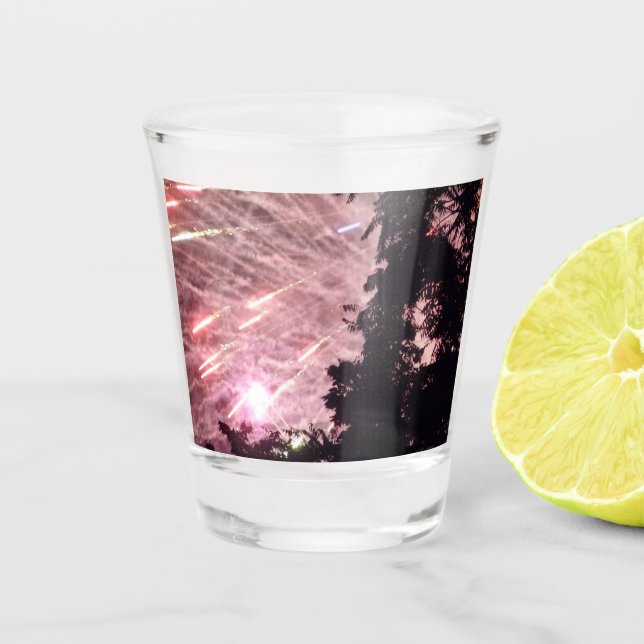 Vaso De Chupito Fuegos artificiales 17 vidrio de disparo (Anverso)