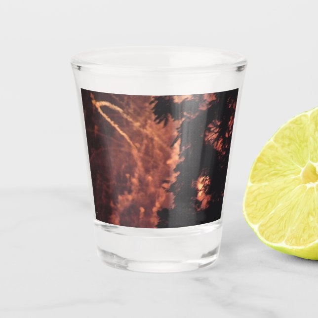 Vaso De Chupito Fuegos artificiales 20 vidrio de disparo (Anverso)