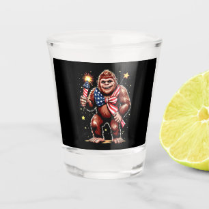 Vaso De Chupito Fuegos Artificiales Bigfoot 4 de Julio Sasquatch E