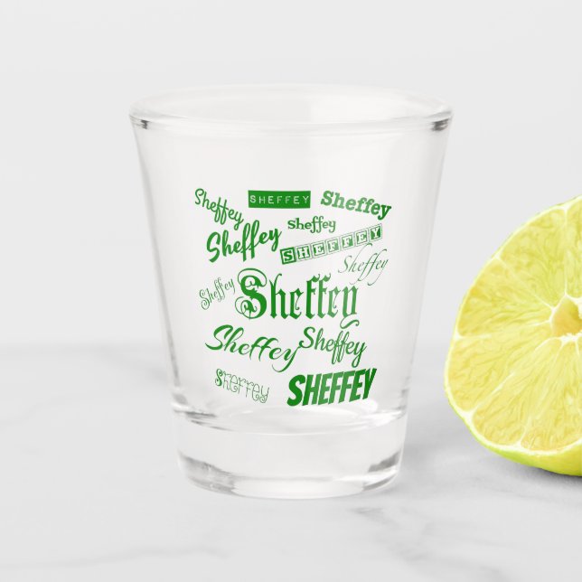 Vaso De Chupito Fuentes verdes Sheffey - 9568 (Anverso)