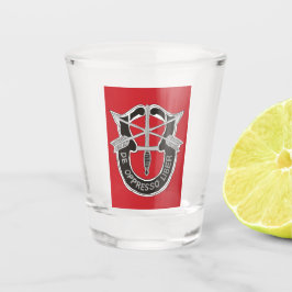 Vaso De Chupito Fuerzas Especiales - Vidrio Disparado