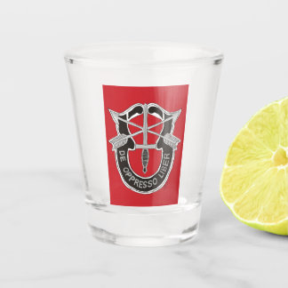Vaso De Chupito Fuerzas Especiales - Vidrio Disparado