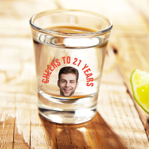 Vaso De Chupito Fun 21 PERSONALIZADO de cumpleaños foto