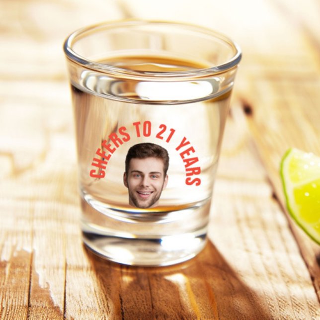Vaso De Chupito Fun 21 PERSONALIZADO de cumpleaños foto (Subido por el creador)