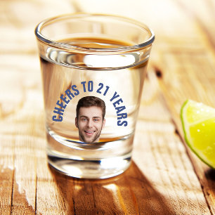 Vaso De Chupito Fun 21 PERSONALIZADO de cumpleaños foto