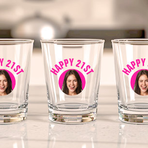 Vaso De Chupito Fun 21 PERSONALIZADO de cumpleaños foto