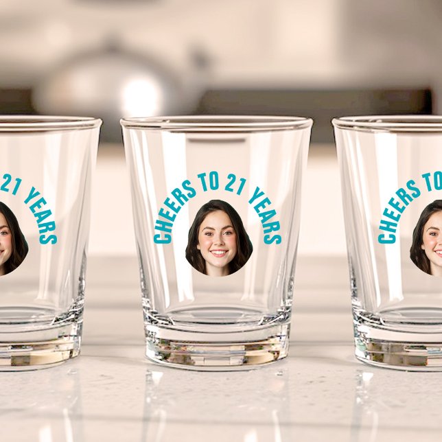 Vaso De Chupito Fun 21 PERSONALIZADO de cumpleaños foto (Subido por el creador)