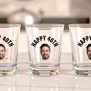 Vaso De Chupito Fun 40.º PERSONALIZADO de cumpleaños, foto