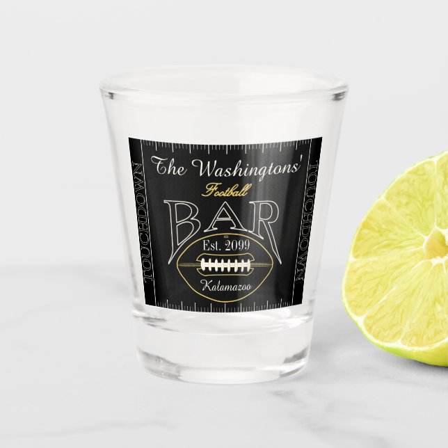 Vaso De Chupito Fun American Football Bar Drinkware (Anverso)
