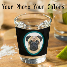 Vaso De Chupito Fun Unique Stocking Stuffer Dog Pup Photo