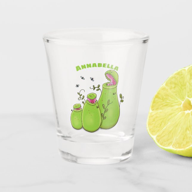 Vaso De Chupito Fundido personalizado de plantas de jardinería ver (Anverso)