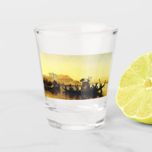 Vaso De Chupito Funeral de una momia en el Nilo de Frederick Arthu