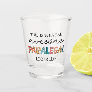 Vaso De Chupito Funny Asistente Legal Paralegal Asombroso