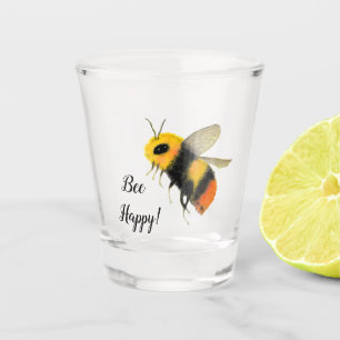 Vaso De Chupito Funny Bee Happy
