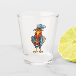 Vaso De Chupito Funny Bossy Personalizado Rooster