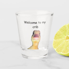 Vaso De Chupito Funny Duck Meme – “Welcome to My Crib” Cute Animal