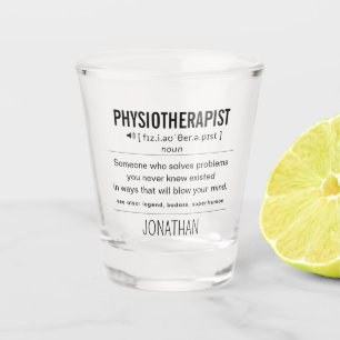 Vaso De Chupito Funny fisioterapeuta personalizada