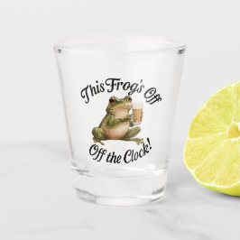 Vaso De Chupito Funny Frog Retirement Beer Fiesta
