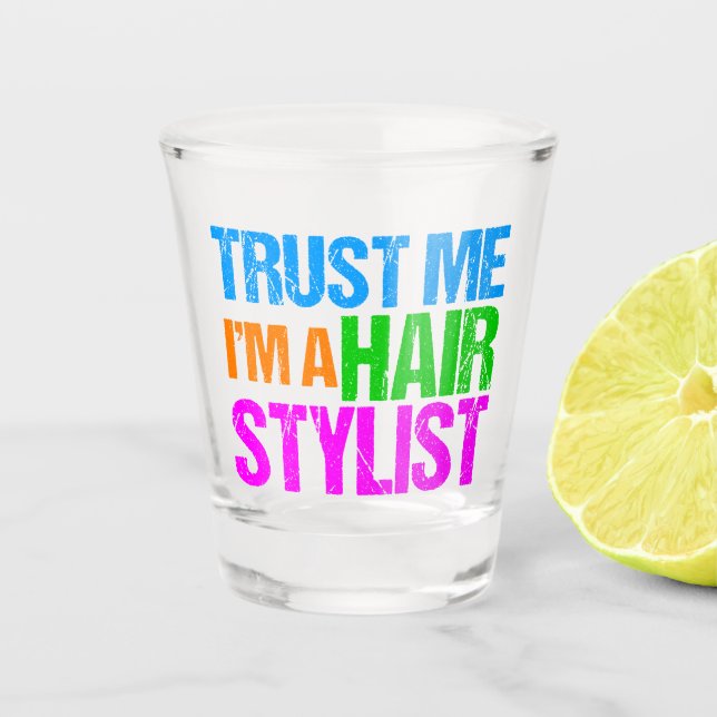 Vaso De Chupito Funny Hair Stylist (Anverso)