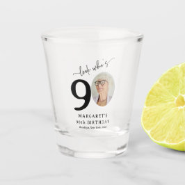 Vaso De Chupito Funny 'Look Who's 90' Elegante cumpleaños 90