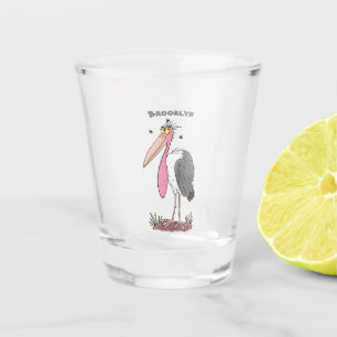 Vaso De Chupito Funny marabou stork personalizado