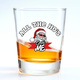 Vaso De Chupito Funny Santa Claus Ho Ho Ho Ho Ho Ho Chiste sucio N