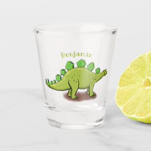 Vaso De Chupito Funny stegosaurus dinosaur personalizado