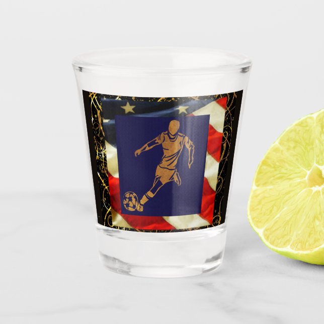 Vaso De Chupito Fútbol EE. UU. (Anverso)