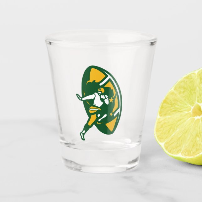 Vaso De Chupito Fútbol moderno de vintage GB (Anverso)
