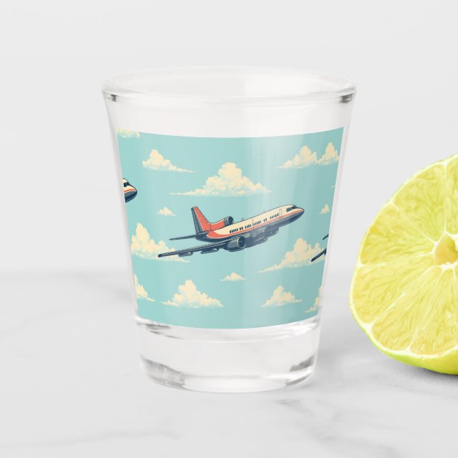 Vaso De Chupito Gafas de disparo de avión (Anverso)
