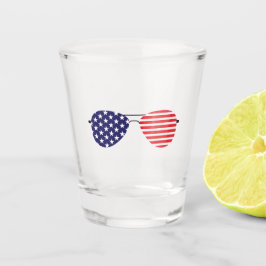 Vaso De Chupito Gafas de sol patrióticas EE.UU. Estrellas Stripes 