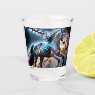 Vaso De Chupito Galaxia de las Estrellas Azules
