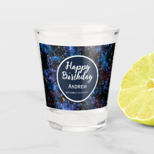 Vaso De Chupito Galaxias, estrellas y planetas coloridos