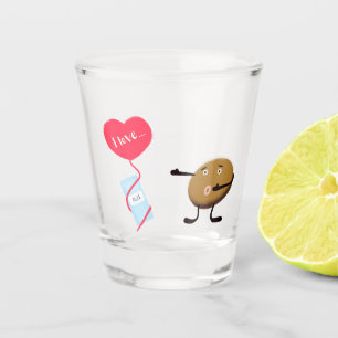 Vaso De Chupito Galleta con leche