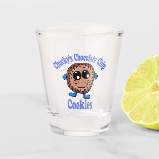 Vaso De Chupito Galletas con chispas de chocolate de Chucky (Anverso)