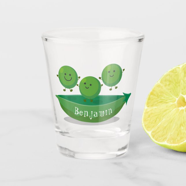 Vaso De Chupito Garzas saltantes en ilustracion de personalizado d (Anverso)